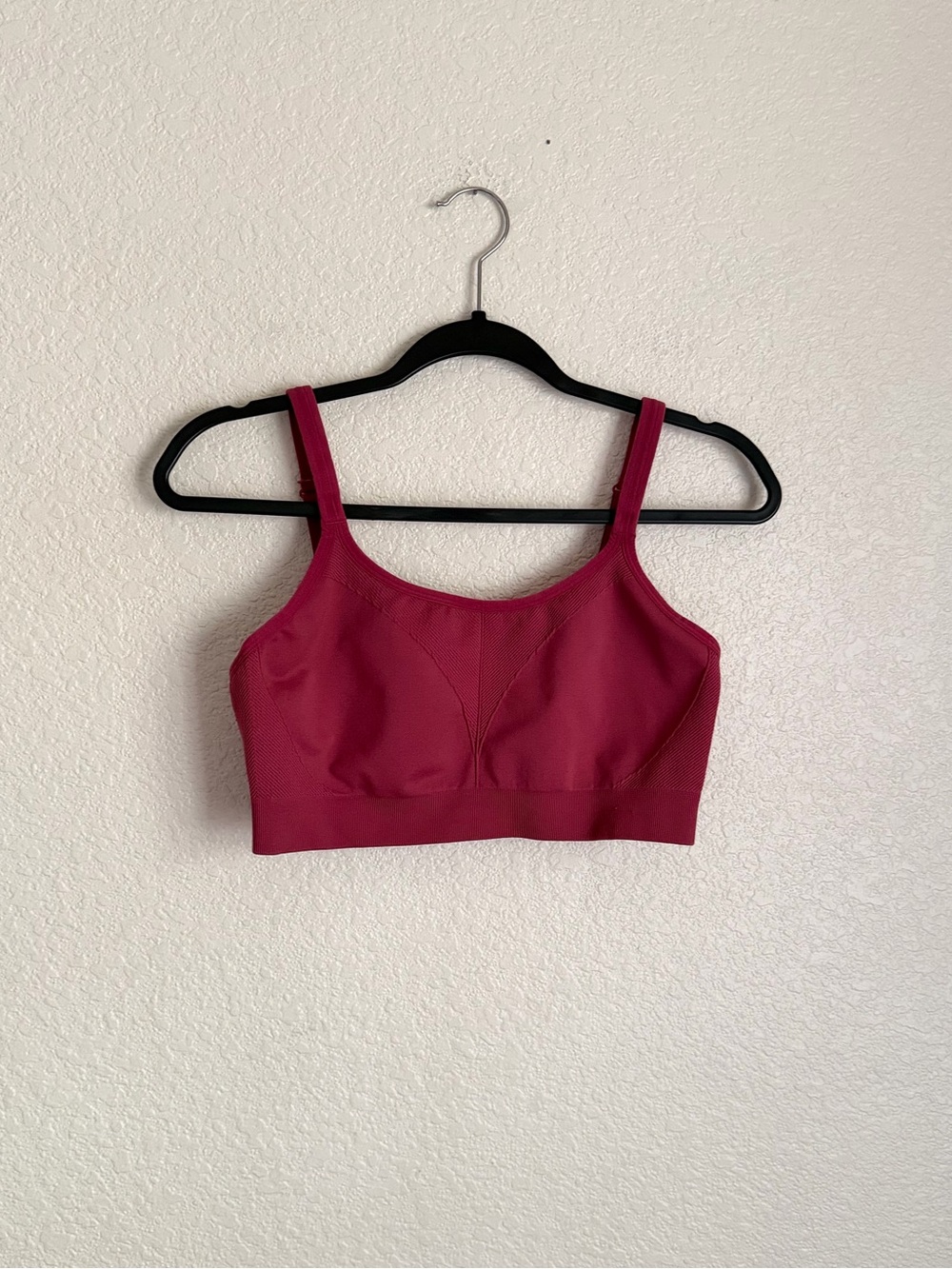 Soma Sport Seamless Ballet Back Bra L Raspberry Pink